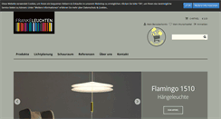 Desktop Screenshot of frankeleuchten.at