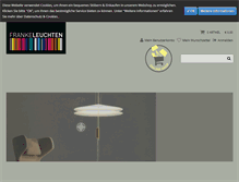 Tablet Screenshot of frankeleuchten.at
